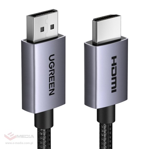 Kabel DisplayPort do HDMI Ugreen DP123 4K 30Hz, 5m