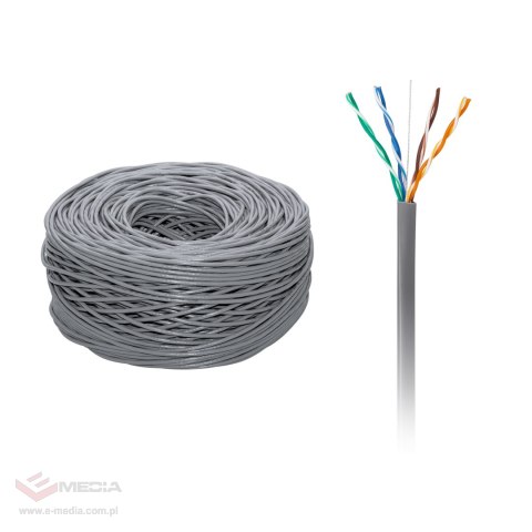 Kabel komputerowy miedziany UTP-S Cat5e CABLETECH