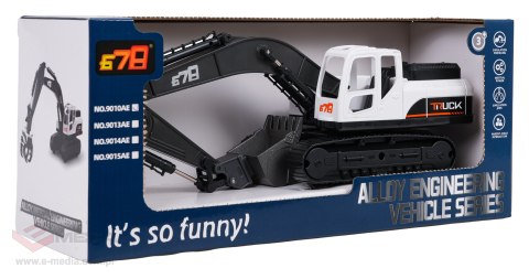 Metalowa Koparka Biała