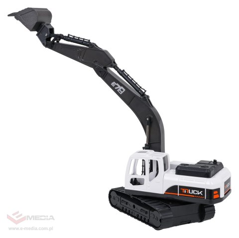 Metalowa Koparka Biała