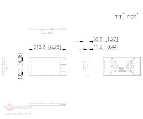 PANEL WEWNĘTRZNY SCP3022B-IBZ IP / Wi-Fi / 2-Wire DAHUA
