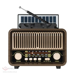 Radio przenośne analogowe solarne Kruger&Matz model KM0832