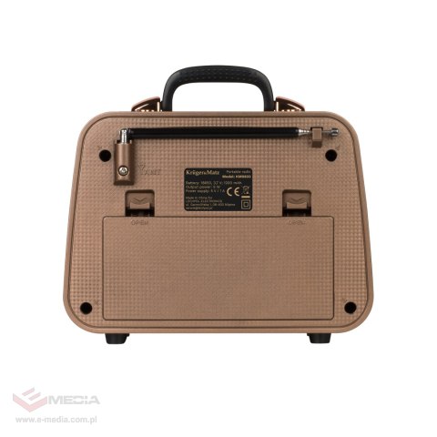 Radio przenośne analogowe solarne Kruger&Matz model KM0833