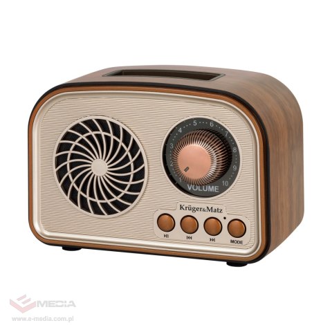 Radio przenośne analogowe solarne Kruger&Matz model KM0834