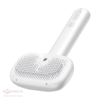 Szczotka do pielęgnacji sierści z funkcją pary Rojeco (biała)