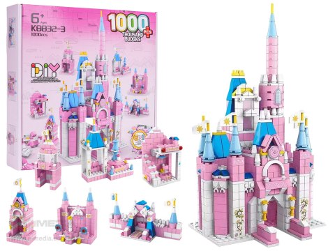 Zestaw Klocków 1000el. Zamek Księżniczki