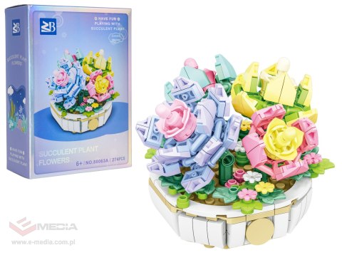Zestaw Klocków Kwiaty 274el.