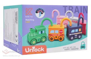 Zestaw Pociąg z Wagonami Kłódki