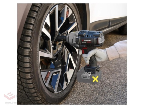 Parkside Akumulatorowy klucz udarowy, 20 V, PASSP 20-Li C4 z smart akumulatorem 20V 8Ah i ładowarką