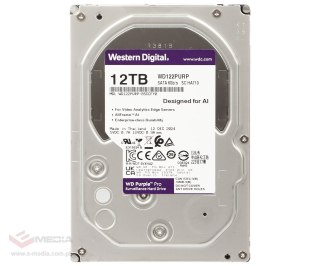 DYSK DO REJESTRATORA HDD-WD122PURP 12TB 24/7 WESTERN DIGITAL