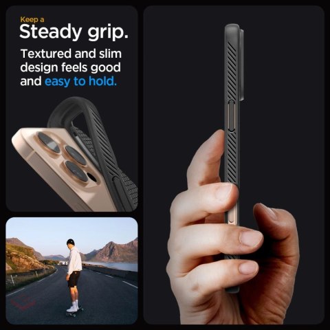 Etui Spigen Liquid Air na iPhone 16 Pro - czarne