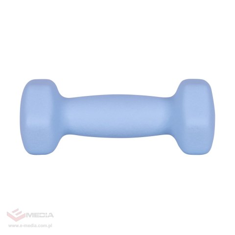 Hantelki żeliwne neoprenowe HEX 2x1kg, REBEL ACTIVE