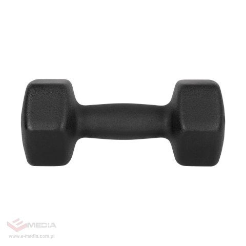 Hantelki żeliwne neoprenowe HEX 2x7kg, REBEL ACTIVE