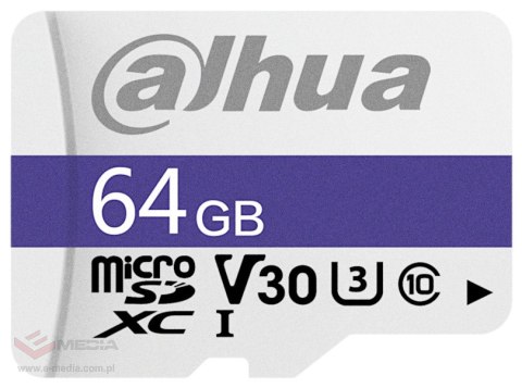 KARTA PAMIĘCI TF-C100/64GB microSD UHS-I, SDXC 64 GB DAHUA