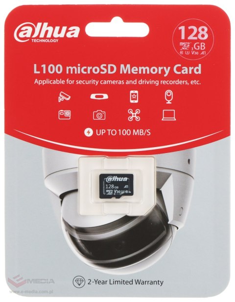 KARTA PAMIĘCI TF-L100-128GB microSD UHS-I, SDXC 128 GB DAHUA