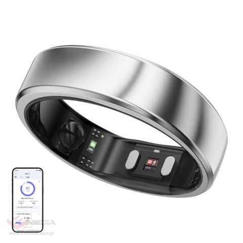 Smartring RingConn Air Gen 2 r. 8 (srebrny galaxy)