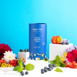 Vegan Tea - napar ziołowo-owocowy sypany Jagodowa Melisa 70 g