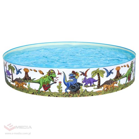 Basen rozporowy Dinozaury dla dzieci 3+ BESTWAY 244x46cm Winyl + PCV