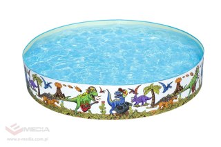 Basen rozporowy Dinozaury dla dzieci 3+ BESTWAY 244x46cm Winyl + PCV
