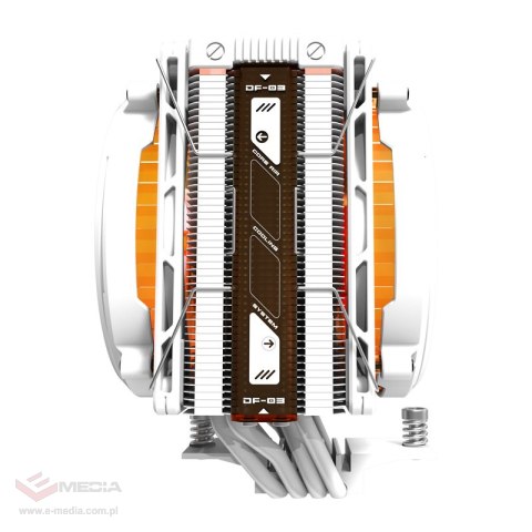 Chłodzenie aktywne do procesora Darkflash E400 PLUS (białe)