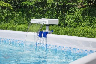 Fontanna wodna z Podświetleniem LED do basenów ogrodowych BESTWAY 8 trybów