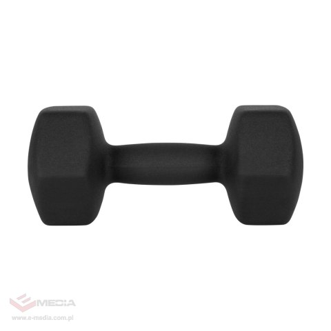 Hantelki żeliwne neoprenowe HEX 2x9kg, REBEL ACTIVE