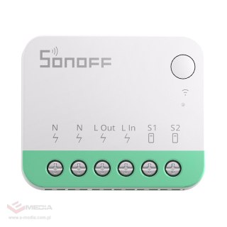 Inteligentny mini przełącznik WiFi Sonoff MINIR4M Matter (HomeKit, SmartThings, Home Assistant)