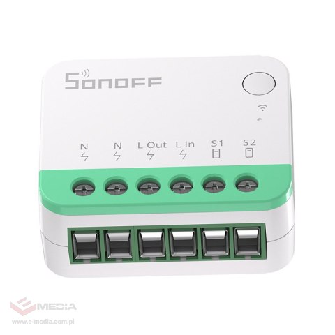 Inteligentny mini przełącznik WiFi Sonoff MINIR4M Matter (HomeKit, SmartThings, Home Assistant)