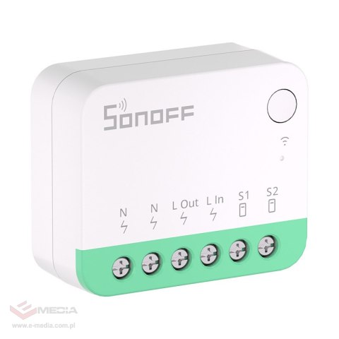 Inteligentny mini przełącznik WiFi Sonoff MINIR4M Matter (HomeKit, SmartThings, Home Assistant)