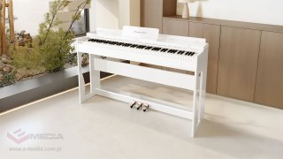 Pianino cyfrowe Kruger&Matz KMDP-135 , kolor biały połysk