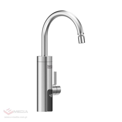 Przepływowy podgrzewacz wody - bateria kuchenna metalowa