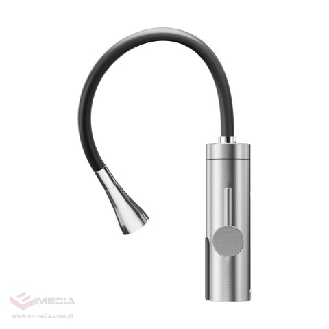 Przepływowy podgrzewacz wody - bateria metalowa kuchenna z elastyczną wylewką