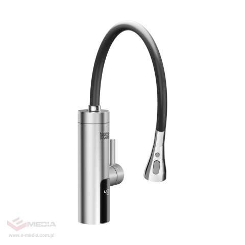 Przepływowy podgrzewacz wody - bateria metalowa kuchenna z elastyczną wylewką