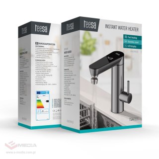 Przepływowy podgrzewacz wody - bateria stojąca metalowa