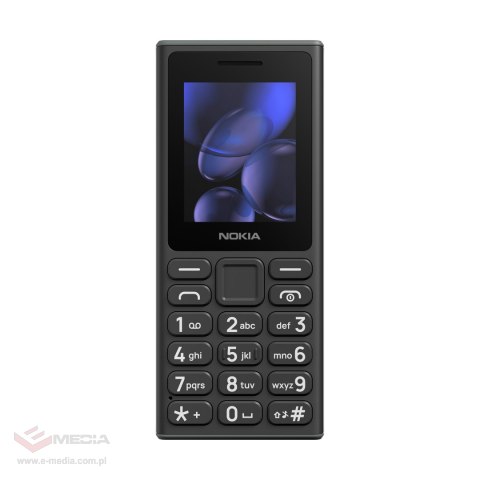 Telefon GSM Nokia 105 2024 Czarny, DualSim, 4G