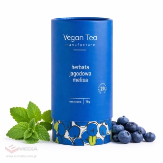 Vegan Tea - napar ziołowo-owocowy sypany Jagodowa Melisa 70 g