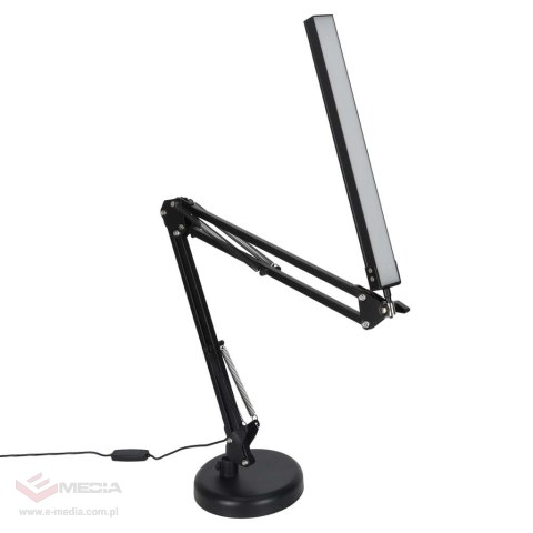 Lampka na biurko biurkowa LED USB obrotowy wysięgnik 2 sposoby mocowania