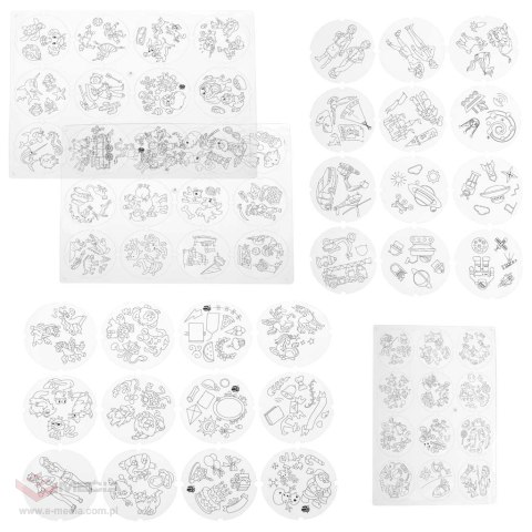 Projektor rzutnik stolik do rysowania karty różowy