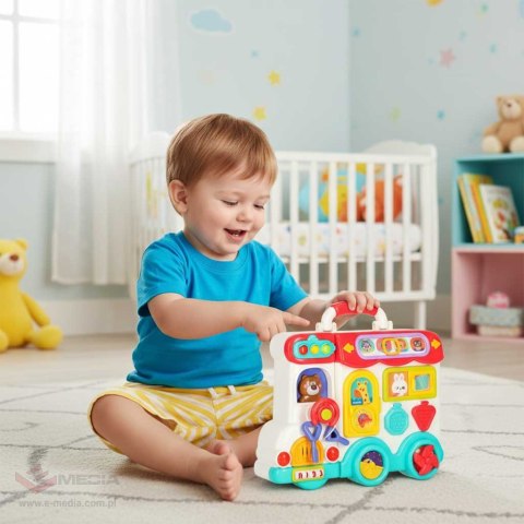 Tablica manipulacyjna interaktywna samochód światło dźwięk