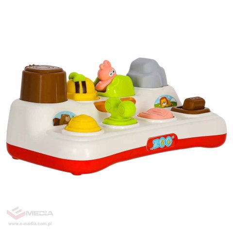 Zabawka edukacyjna pop-up wyskakujące zwierzątka światła dźwięk