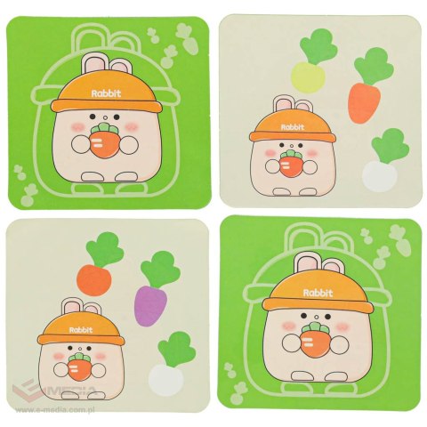 Gra planszowa zręcznościowa marchewkowe pole familijna gra dla dzieci