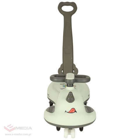 Jeździk grawitacyjny LED Swing FIX S1 skuter z rączką szary max 65kg