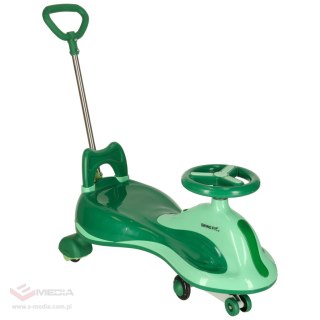 Jeździk grawitacyjny LED Swing FIX S2 skuter z rączką zielony max 100kg