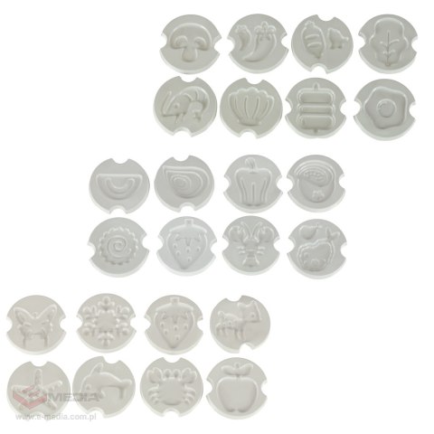 Klej żel kryształowy 3D crystal glue magiczna kuchnia szablony kreatywny zestaw 62 elementy niebieski