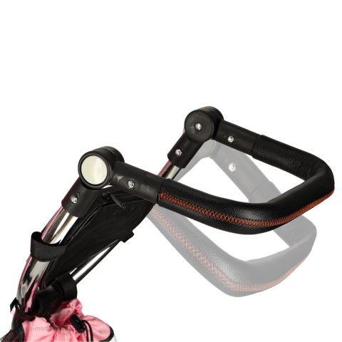 Rowerek trójkołowy Trike Fix V3 rower spacerówka 3w1 obracany 360 wolne koło różowy