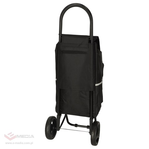 Wózek torba na zakupy na kółkach ze stelażem 95cm czarny