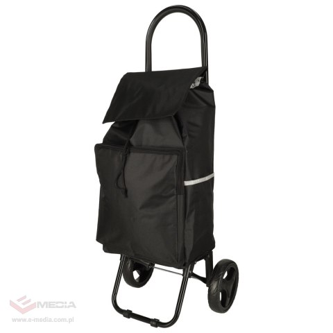 Wózek torba na zakupy na kółkach ze stelażem 95cm czarny
