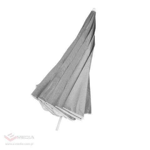 Parasol ogrodowy plażowy regulowany łamany składany UV 150cm szary