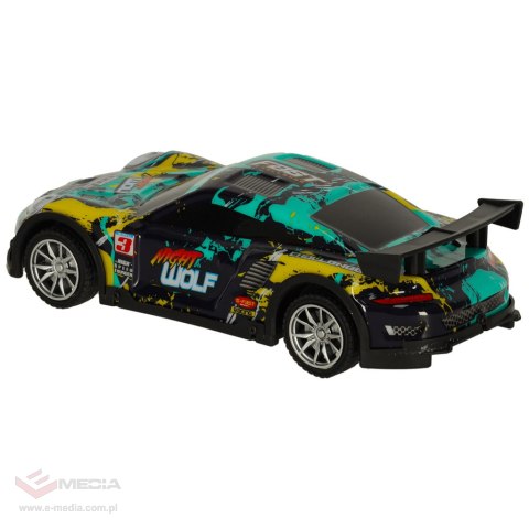 Samochód RC sportowy niebiesko-zielony