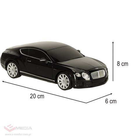 Samochód zdalnie sterowany Rastar 48600 Bentley Continental GT 1:24 czarny